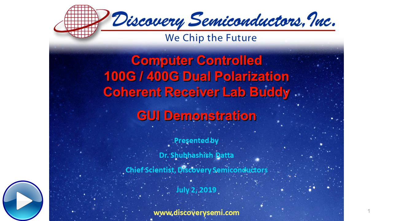 DSC 705 - High Power Balanced Photodiodes to 5 GHz Bandwidth 